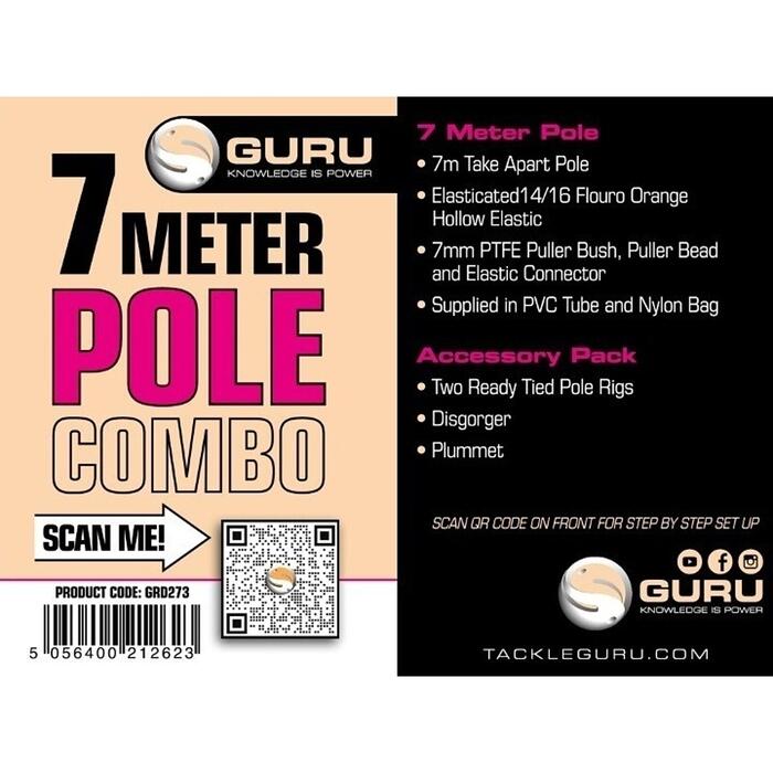 Guru 7000XS 7.0m Pole Combo
