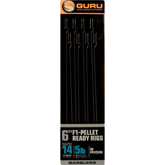 Guru F1 Pellet Ready Rig 15cm 0.11mm H18