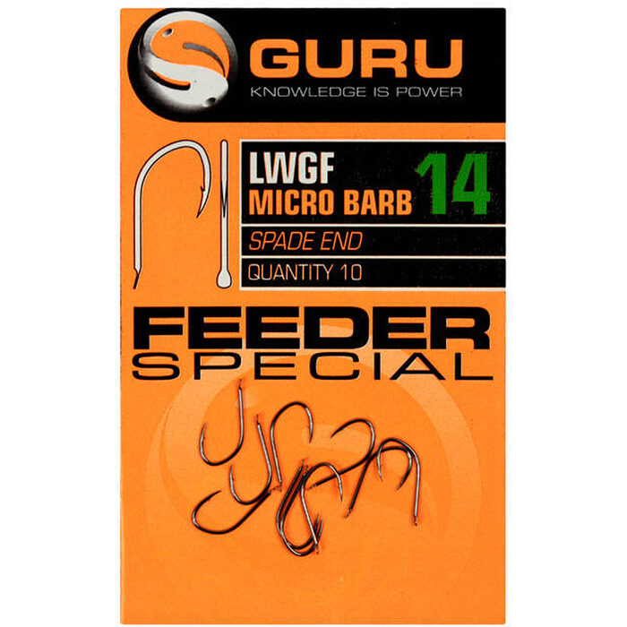 Guru Light Wide Gape Feeder #16 Barbed