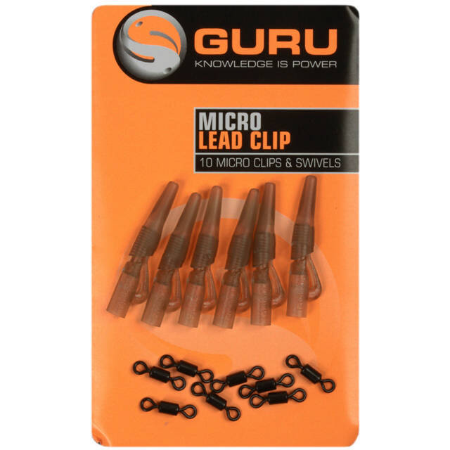 Guru Micro Lead Clip, Swivels & Tail Rubbers 