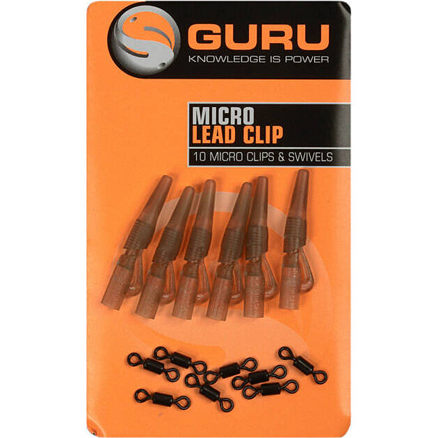 Guru Micro Lead Clip, Swivels & Tail Rubbers 