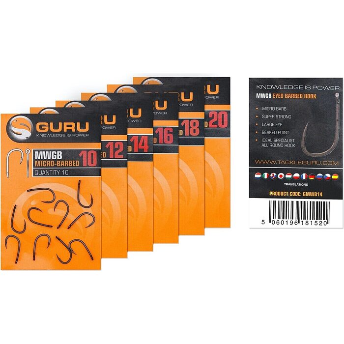 Guru MWG Hook Barbed #10