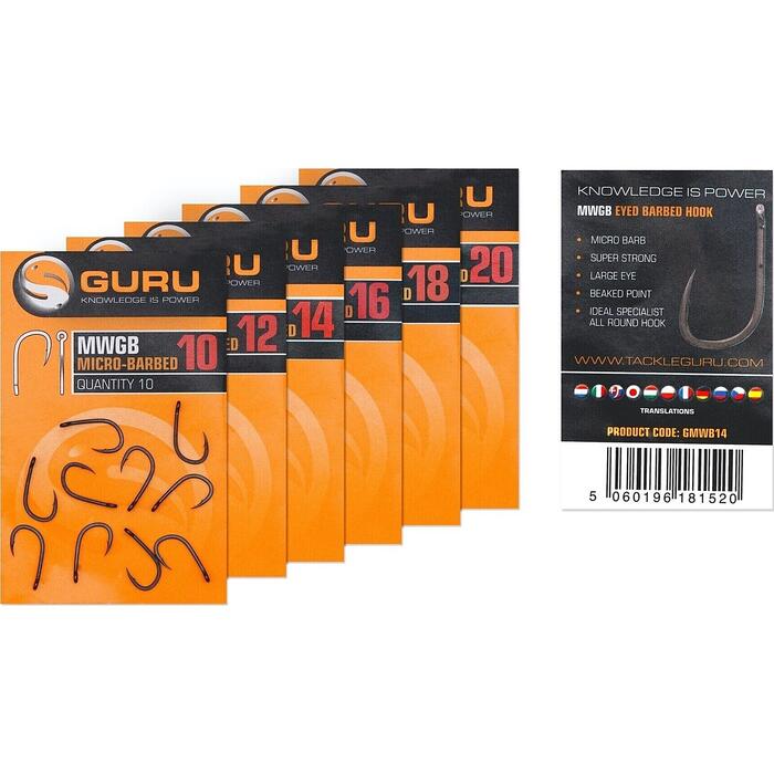 Guru MWG Hook Barbed #16