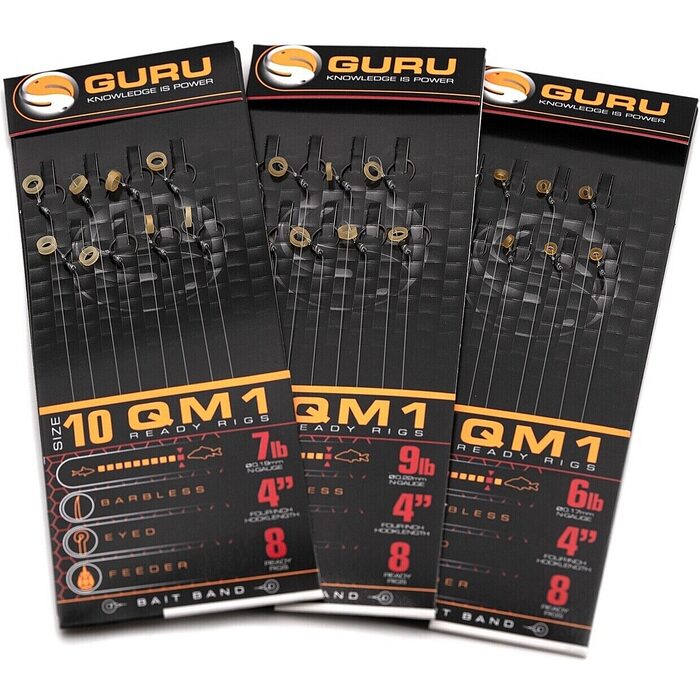 Guru Ready Rig Bait Bands QM1 10cm 0.22mm H10