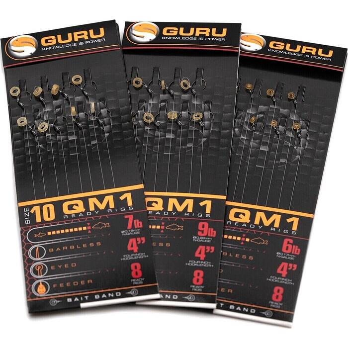Guru Ready Rig Bait Bands QM1 10cm 0.22mm H12
