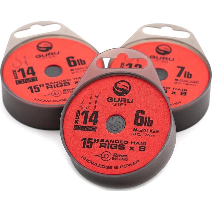 Guru Ready Rig Bait Bands SMWG 38cm 0.22mm H12