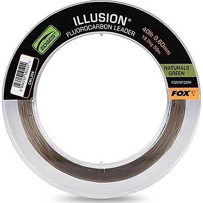 Fox Illusion Fluorocarbon Leader 40lb 0.60mm x 50m - Clear