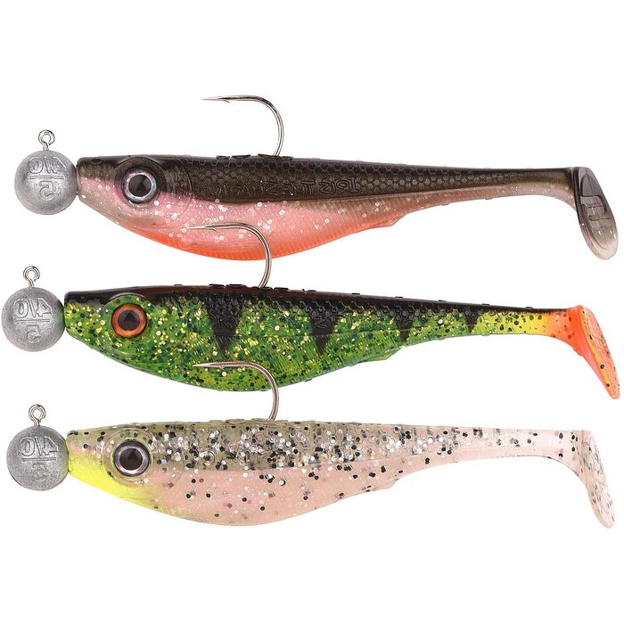 Spro Iris The Shad To Go 8cm 5gr Salt&Pepper/UV Perch/Olive