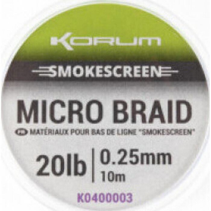 Korum Smokescreen Micro Braid 0.20mm 10m