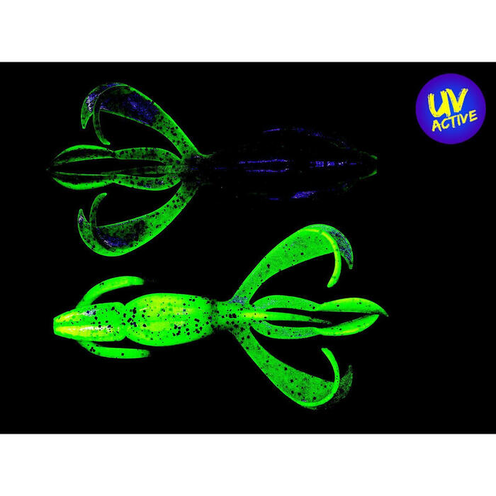 Keitech Crazy Flapper 6cm Green Pumpkin Chartreuse (401)