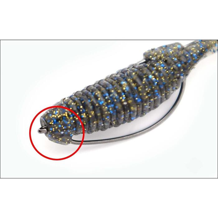 Keitech Flapper Grub 10cm Lime Chartreuse (424)