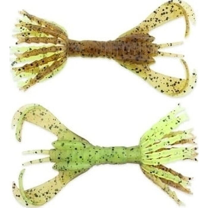 Keitech Hyper Spider 8cm Green Pumpkin Chartreuse (401)