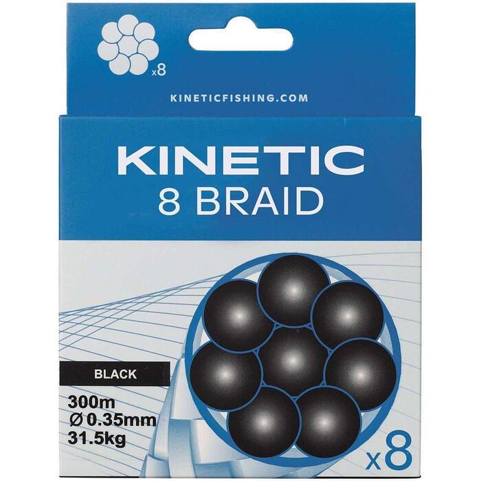 Kinetic 8 Braid Black 150m 0.14mm 11.5kg