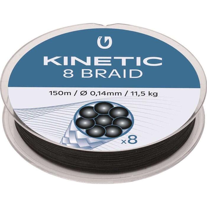 Kinetic 8 Braid Black 300m 0.40mm 37.0kg