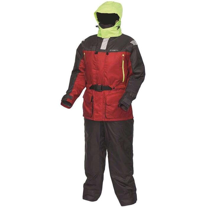Kinetic Guardian 2pcs Flotation Suit L Red/Stormy