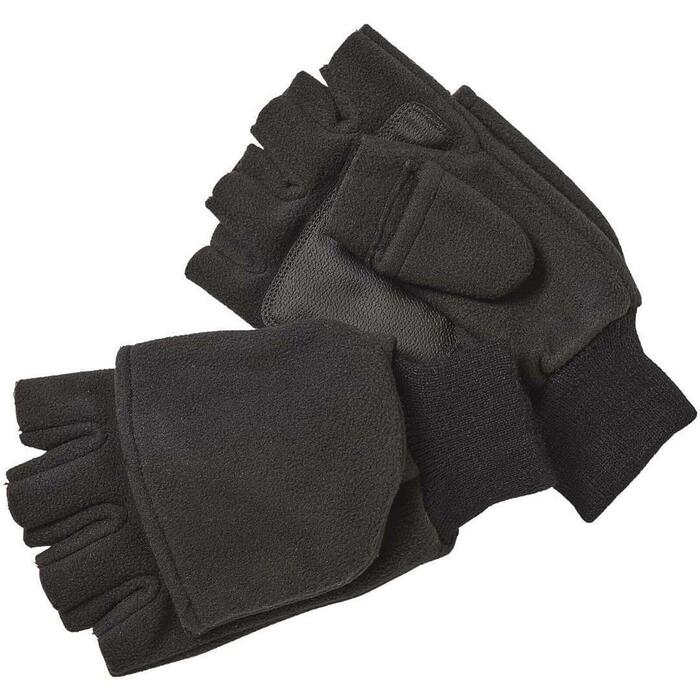 Kinetic Wind Stop Fold Over Mitt M Black