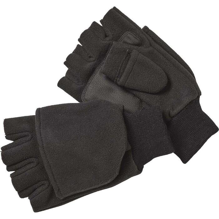 Kinetic Wind Stop Fold Over Mitt XL Black