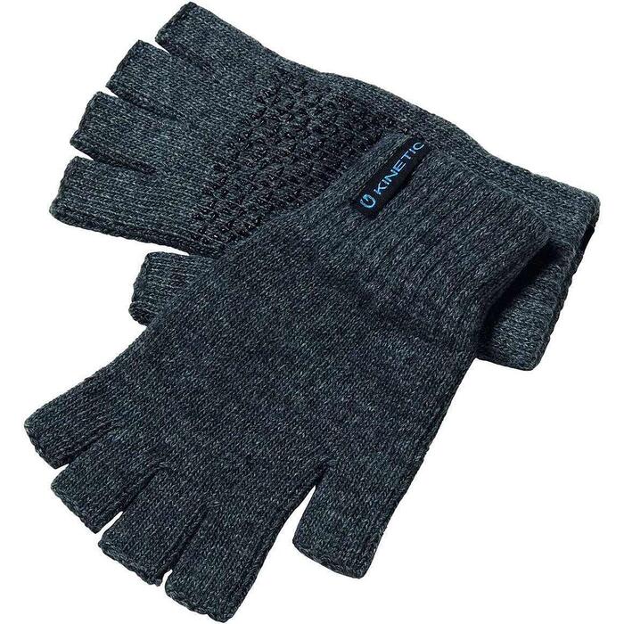 Kinetic Wool Glove Half Finger L/XL GREY