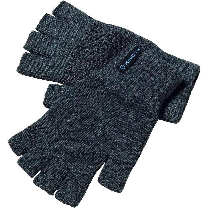 Kinetic Wool Glove Half Finger S/M GREY