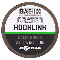 Korda Basix Coated Hooklink 18lb 10m