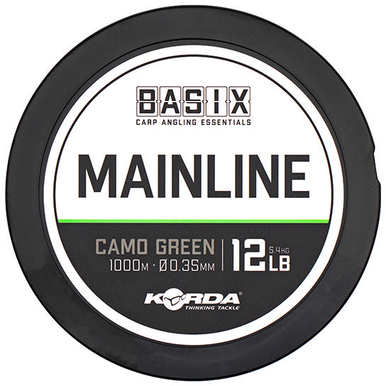 Korda Basix Main Line 12lb 0.35mm 1000m