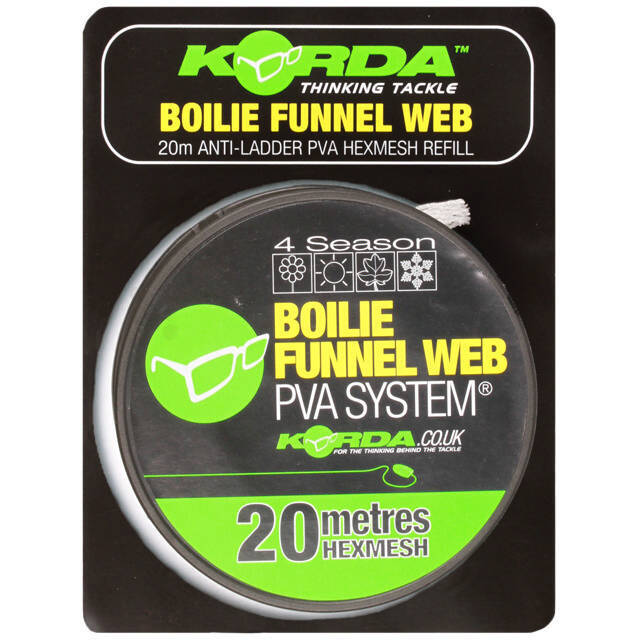Korda Boilie Funnel Web PVA Refill HexMesh 20m