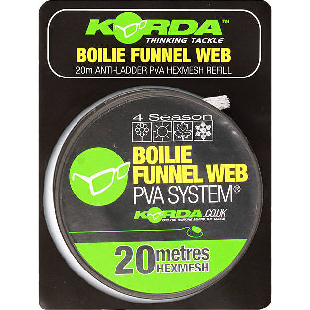 Korda Boilie Funnel Web PVA Refill MicroMesh 20m