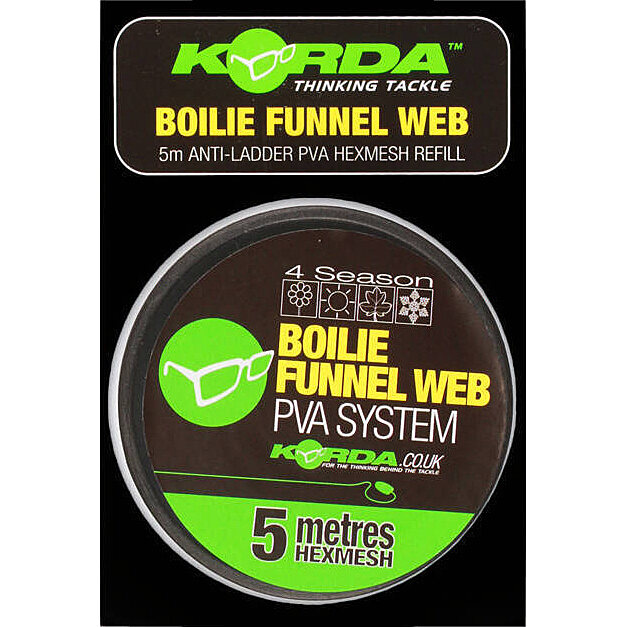 Korda Boilie Funnel Web PVA Refill MicroMesh 5m