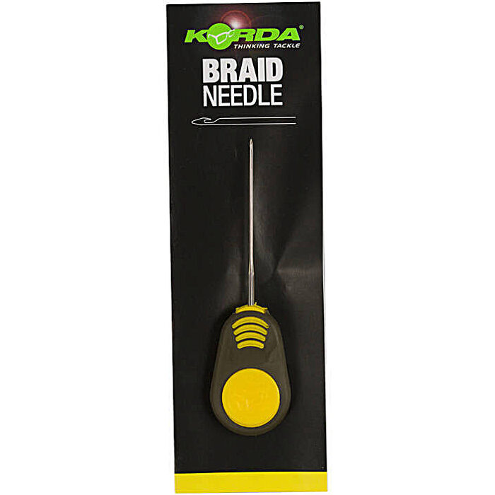 Korda Needle Braided Hair 7cm yellow handle