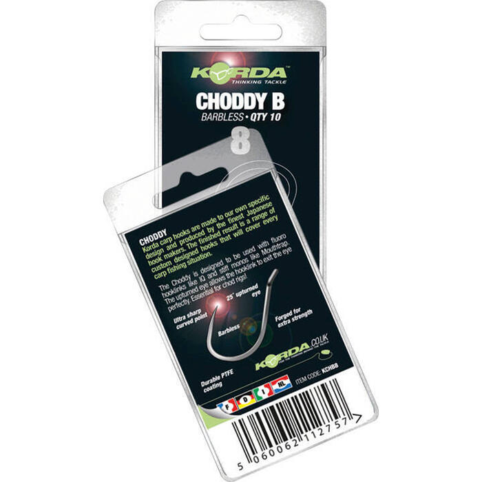 Korda Choddy Barbless #8