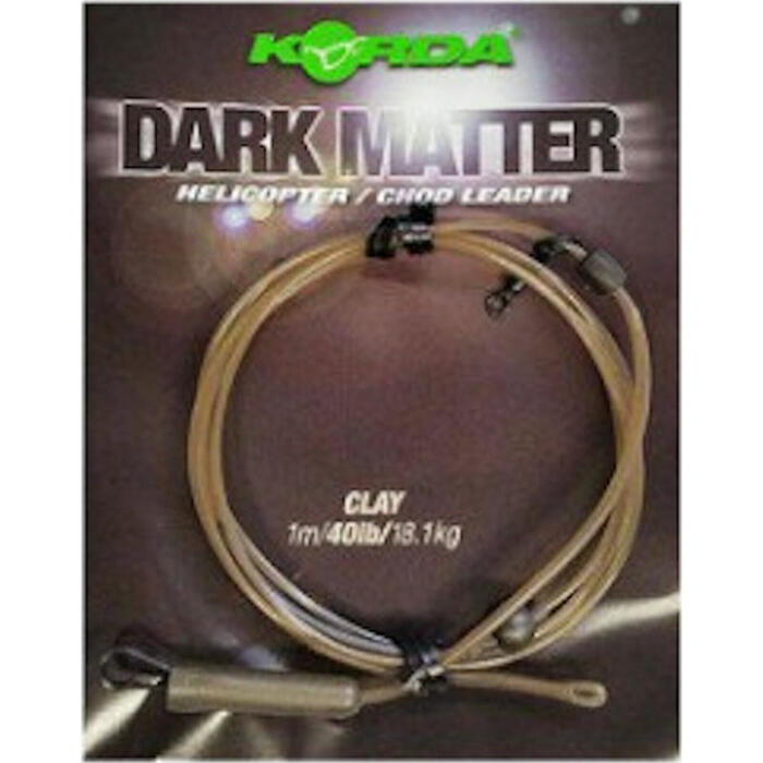 Korda Dark Matter Leader Heli 40lb Clay