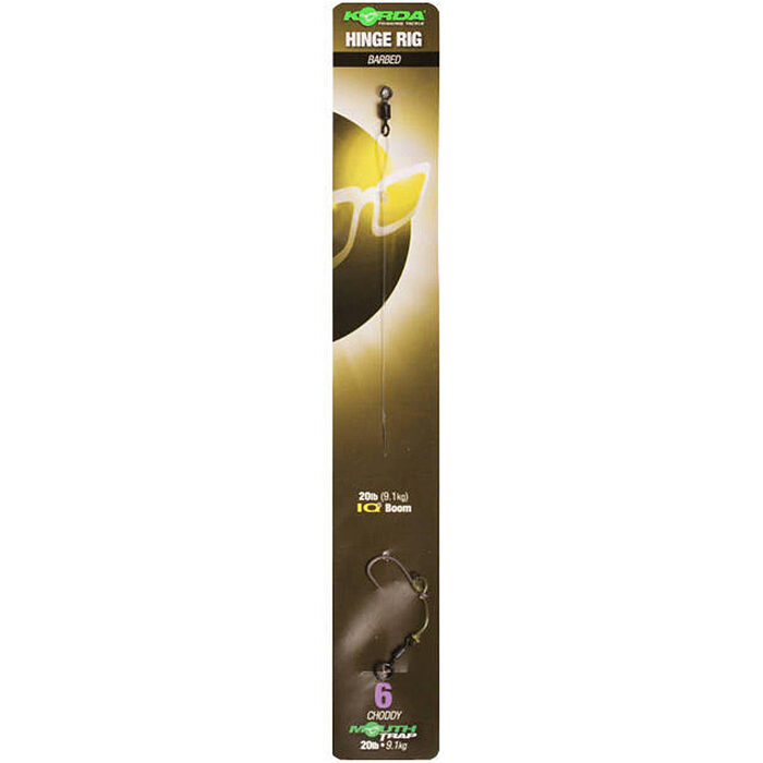 Korda Hinge Rig Barbless Size 8 Barbless Choddy MT 20lb-IQ2 20lb