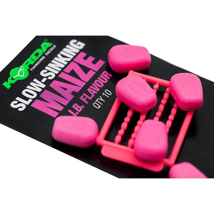 Korda Hookbaits Slow Sinking Maize IB Pink