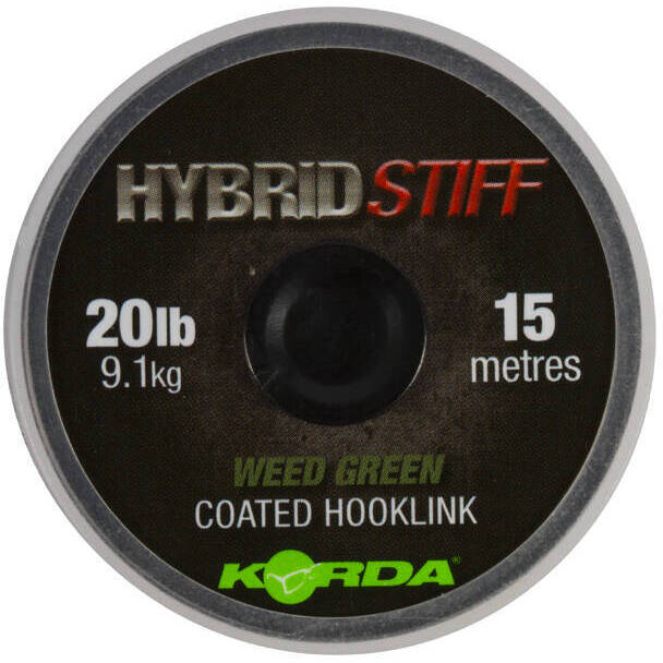Korda Hybrid Stiff Weedy Green 20lb 15m