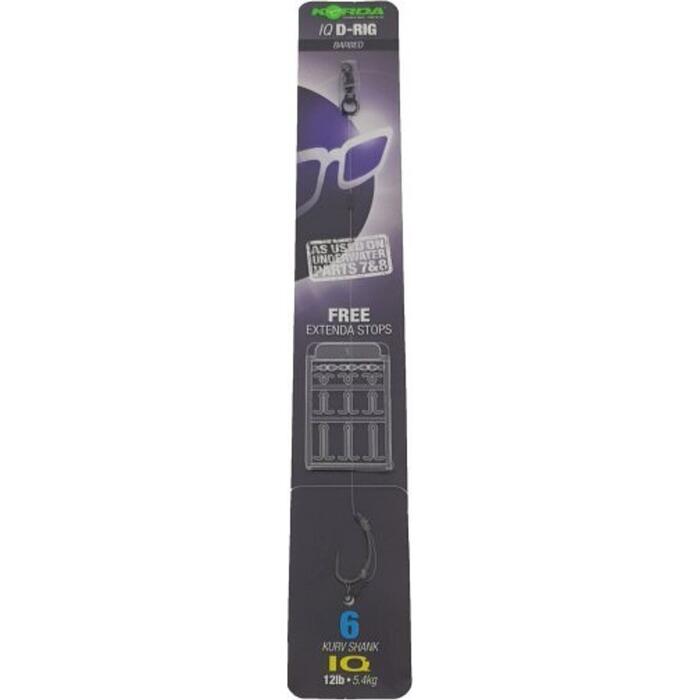 Korda IQ D Rig Kurv Size 4 15lb