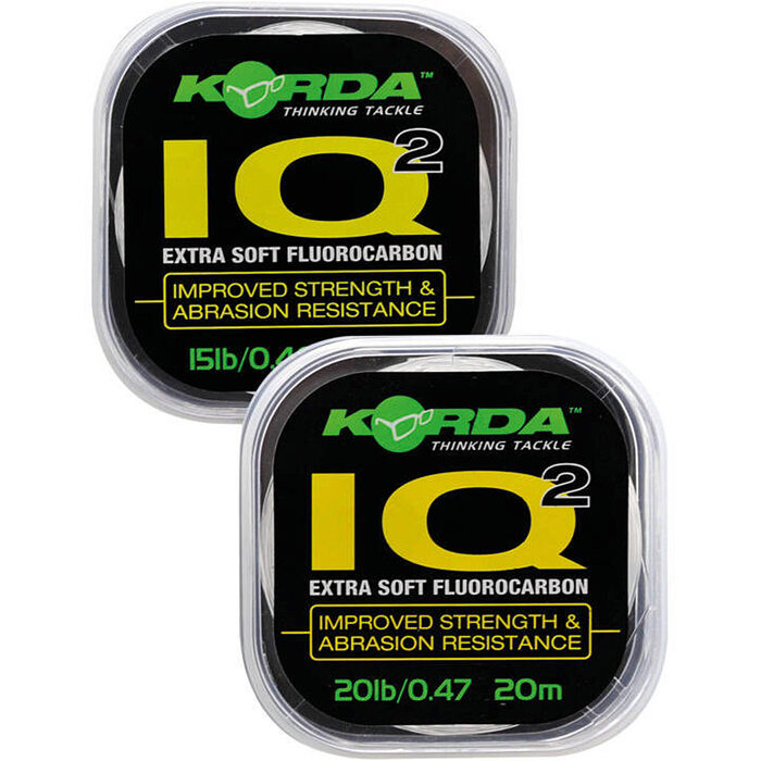 Korda IQ2 Extra Soft Fluorocarbon 12lb 0.35mm 20m
