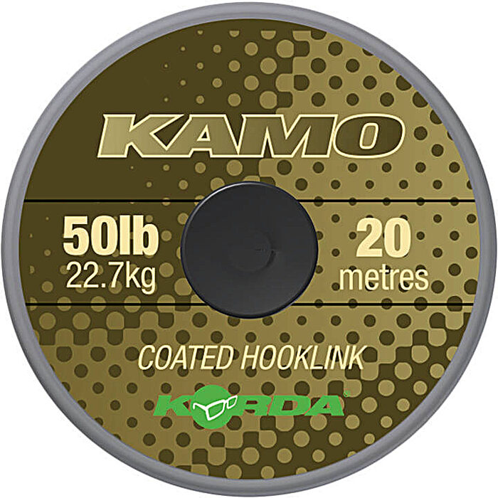 Korda Kamo coated Hooklink 50lb 20m