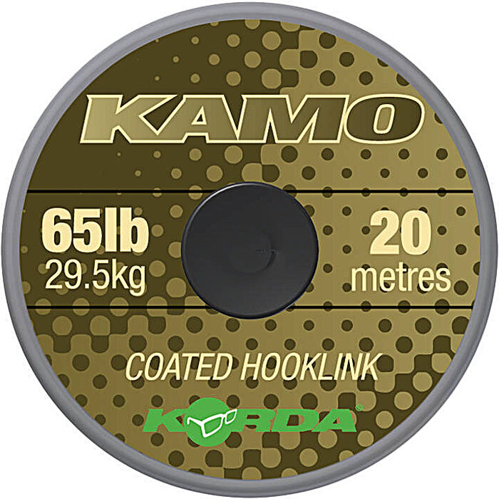 Korda Kamo coated Hooklink 65lb 20m