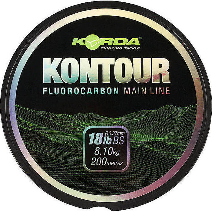 Korda Kontour Fluorcarbon 18lb 0.37mm 200m