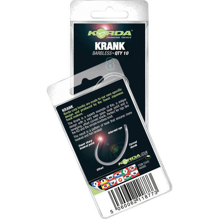 Korda Krank #8 Barbless