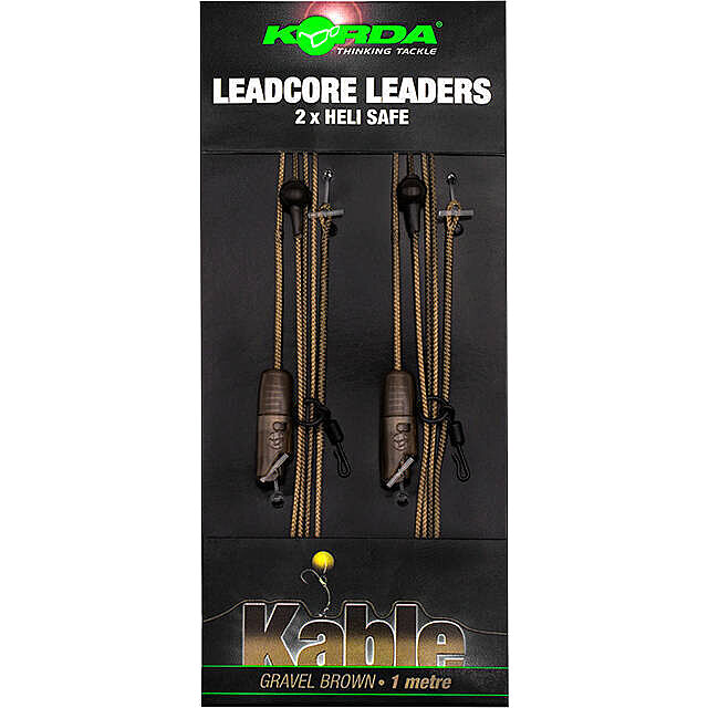 Korda Leadcore leader Heli Safe Gravel 1m