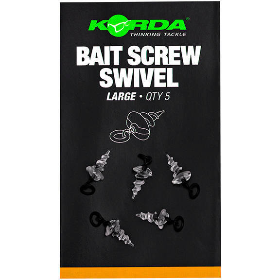 Korda Micro Ring Swivel Bait Screw Large