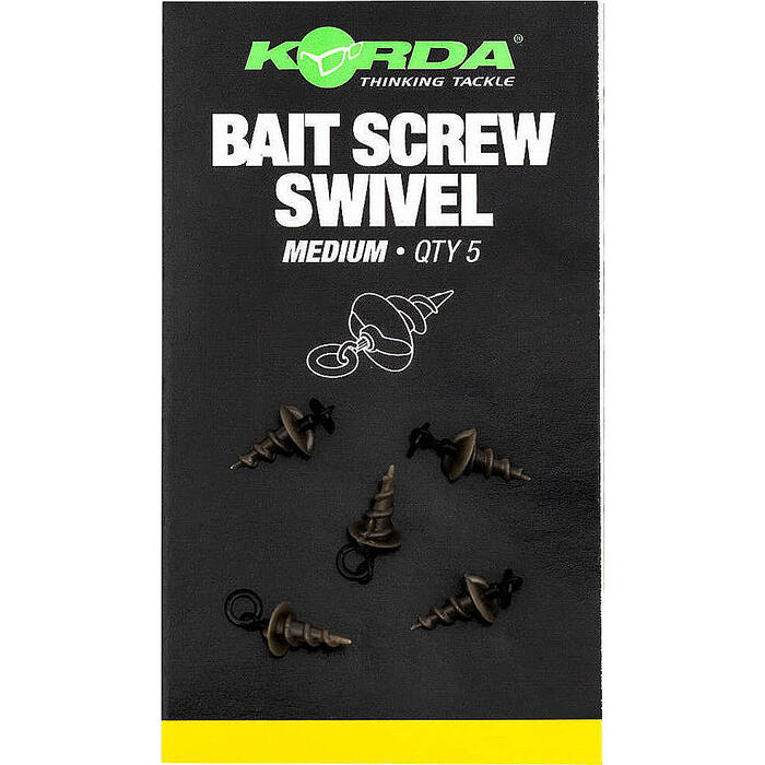 Korda Micro Ring Swivel Bait Screw Medium