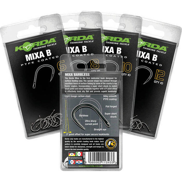 Korda Mixa Hook Barbless #6