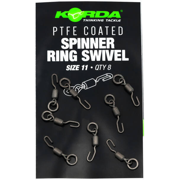 Korda PTFE Spinner Ring Swivels Size 11