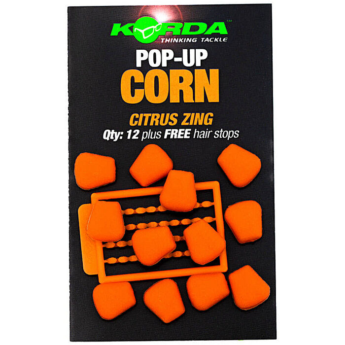 Korda Hookbaits Pop-up Corn Citrus Zing Orange