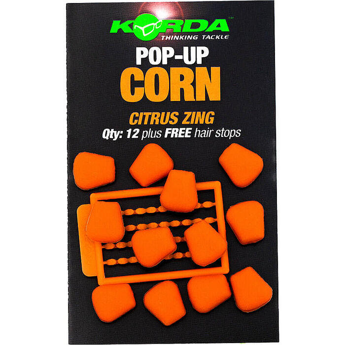 Korda Hookbaits Pop-up Corn Citrus Zing Orange