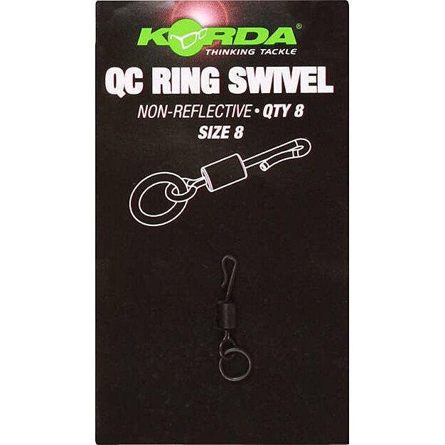 Korda Quick Change Swivel Size 8 With Ring