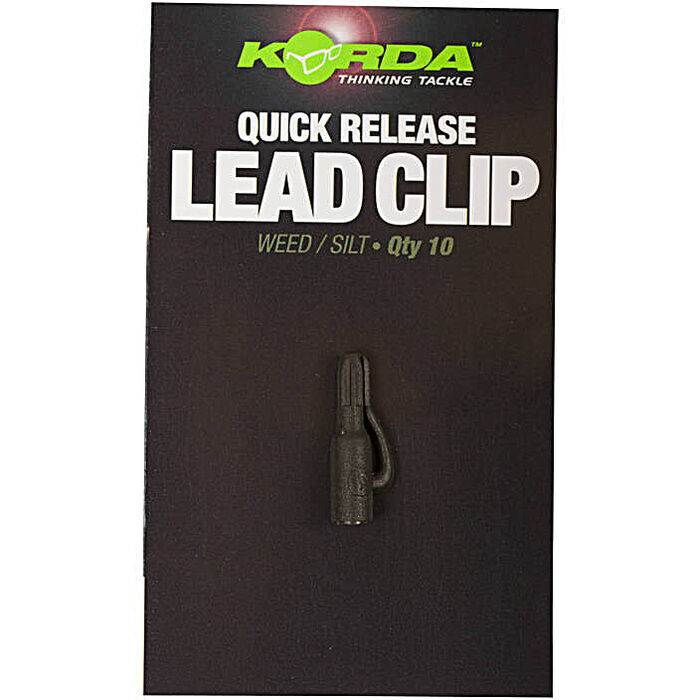 Korda Quick Release Lead Clips Weed - Silt