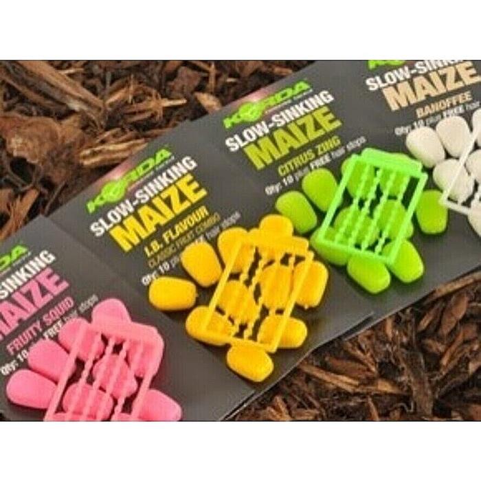Korda Hookbaits Pop-up Dumbell Fruity Squid Maize